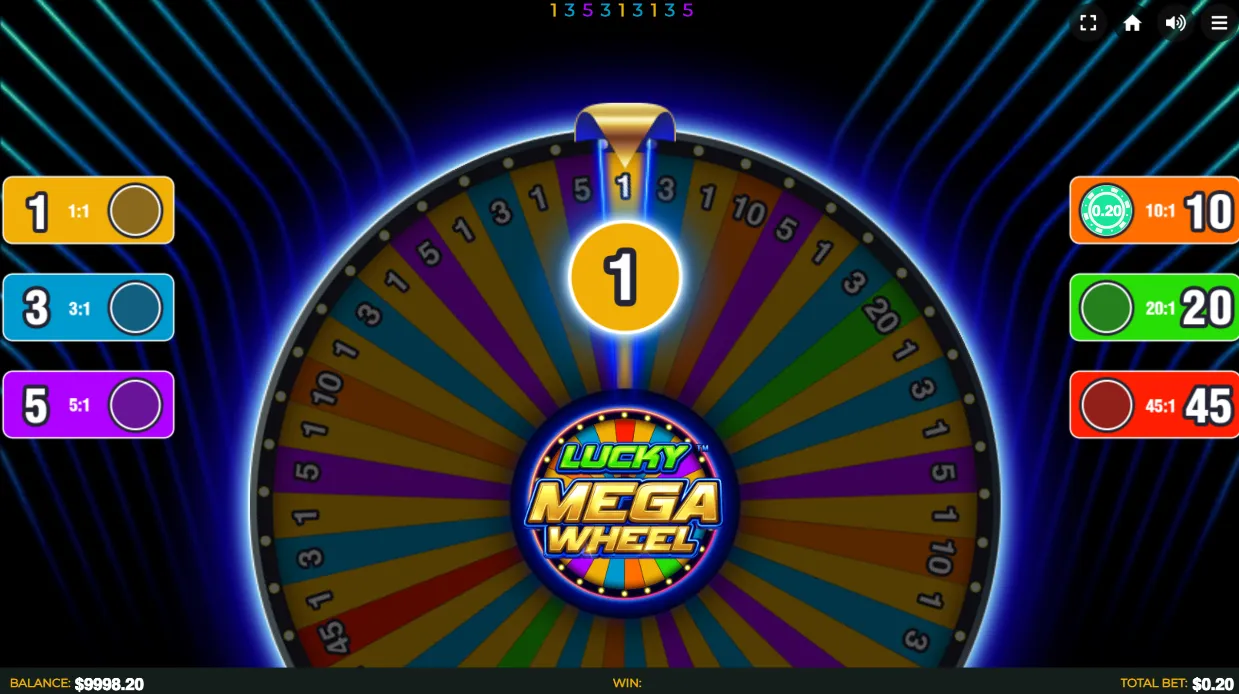 Lucky Mega Wheel Game